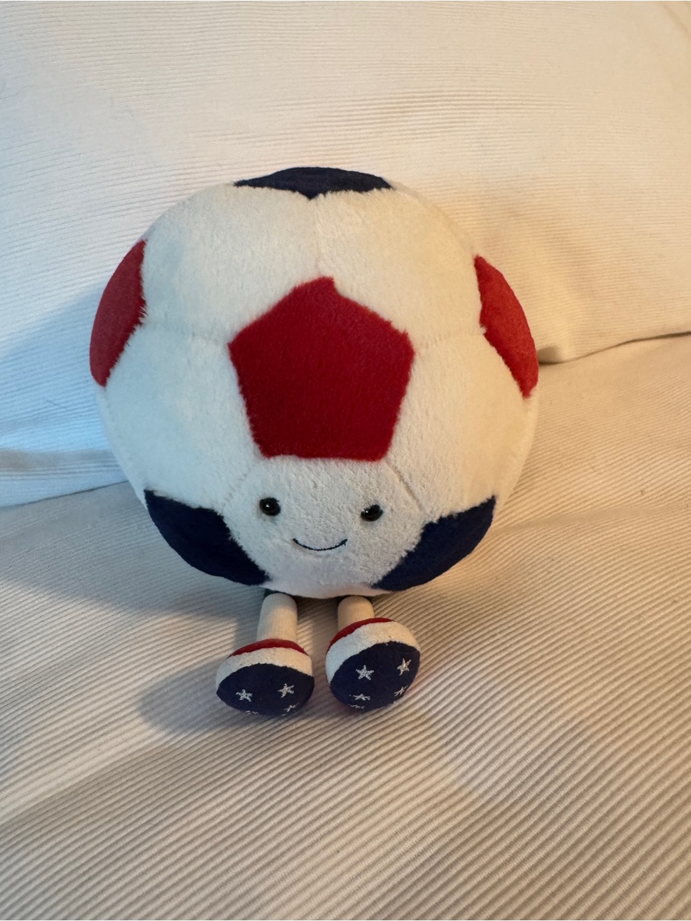 Jellycat Amuseables USA Soccer Ball – NWT 🇺🇸⚽️